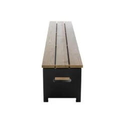 Gartenbank 180 Cm Mit Holzlager In Schwarz 9 Gartenbank 180 Cm Mit Holzlager In Schwarz -Heizungsanlagen gartenbank holzlager 180cm schwarz feuercampus365 web1 1280x1280