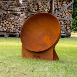 Gartenkamin Feuerschale TALYN Satellit Cortenstahl -Heizungsanlagen gartenkamin feuerschale feuercampus365 talyn satteliet cortenstahl web2 1280x1280