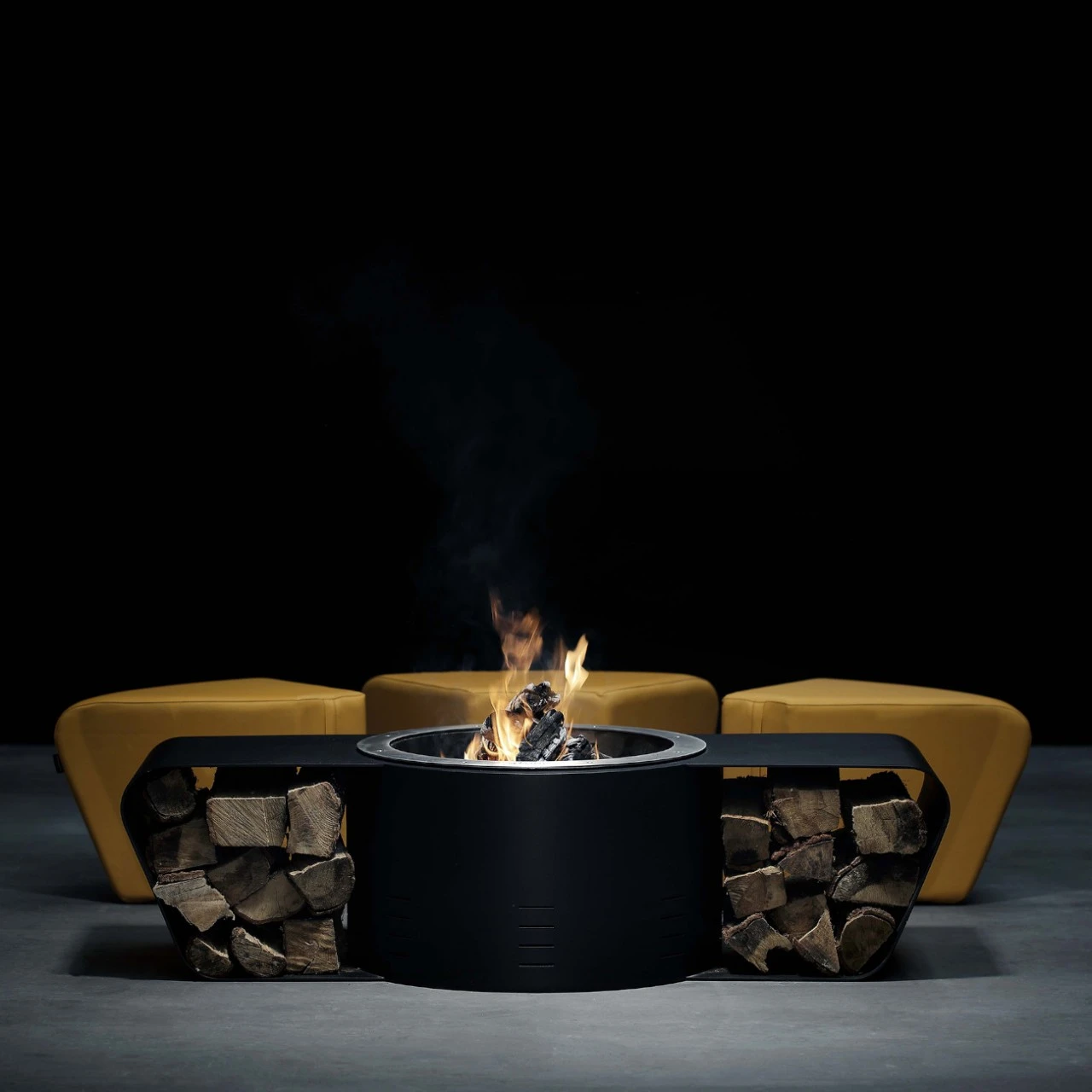 Circus Designer Feuerschale Gartenkamin Mit Sitzgruppe Optionaler Grill 3 Circus Designer Feuerschale Gartenkamin Mit Sitzgruppe Optionaler Grill