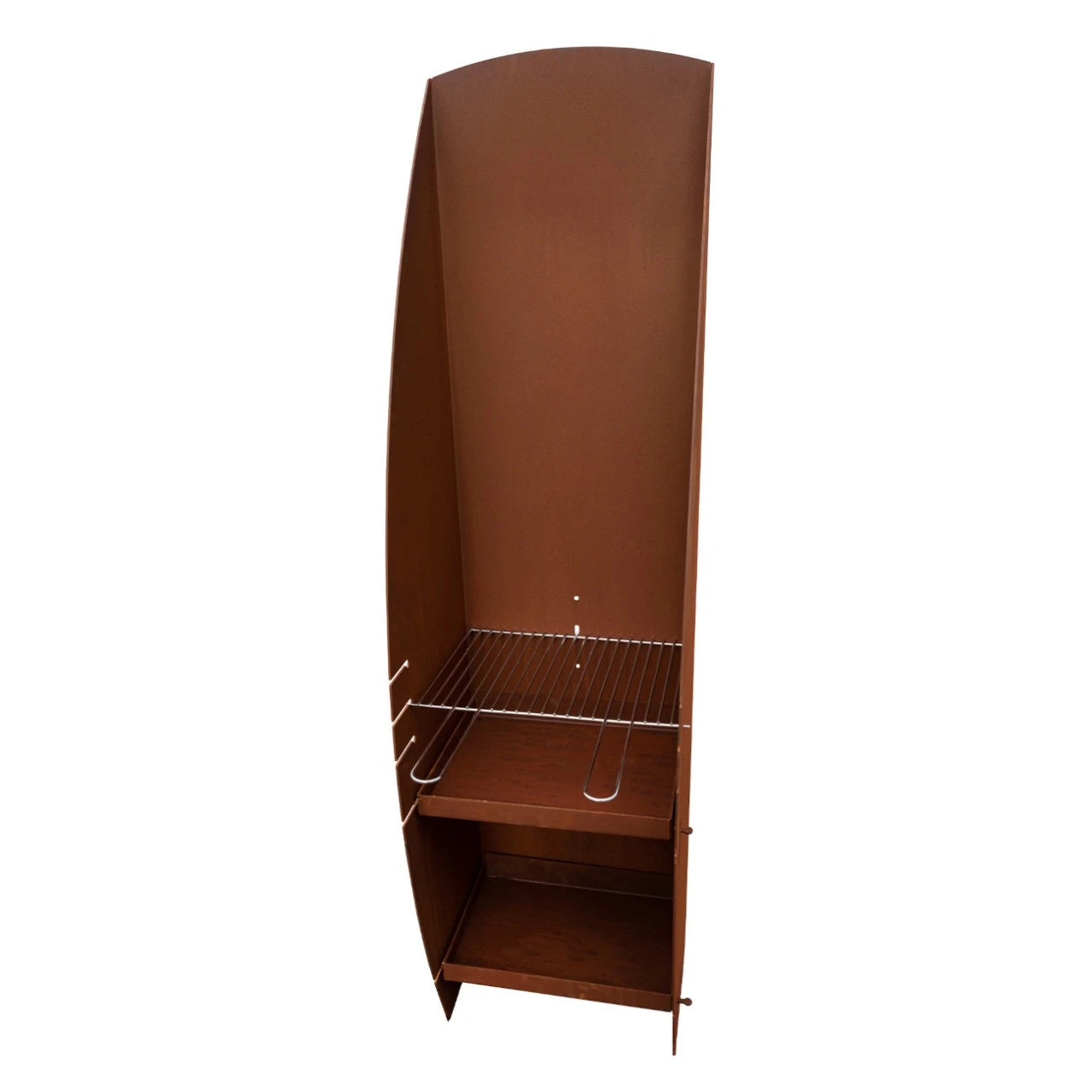 Gartenkamin CLASSIC Mit Grill Aus Cortenstahl 4 Gartenkamin CLASSIC Mit Grill Aus Cortenstahl – Bild 2