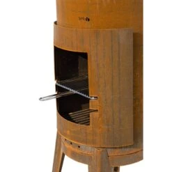 Gartenkamin Feuerschale RAGNAR Cortenstahl Optionales Grillrost -Heizungsanlagen gartenkamin grill feuercampus365 ragnar cortenstahl web2 1280x1280