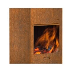 Gartenkamin Feuerschale VIKTOR Cortenstahl Optionales Grillrost -Heizungsanlagen gartenkamin grill feuercampus365 viktor cortenstahl web4 1280x1280