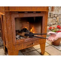 Gartenkamin ARVED Pizzaofen Backofen Cortenstahl -Heizungsanlagen gartenkamin pizza ofen feuercampus365 arved cortenstahl web5 1280x1280