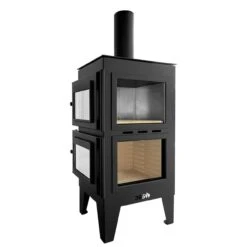 Gartenkamin ARVED Pizzaofen Backofen Schwarz -Heizungsanlagen gartenkamin pizza ofen feuercampus365 arved schwarz web2 1280x1280