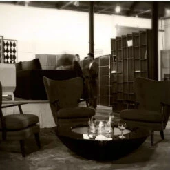 Premium Cosmo Beistelltisch / Ethanolkamin Corten Stahl -Heizungsanlagen glammfire cosmo 1280x1280