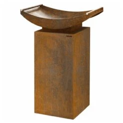 Gartenkamin Feuerschale Grill AKIRA Mit Podest Cortenstahl -Heizungsanlagen grill gartenkamin feuercampus365 akira podest cortenstahl web2 1280x1280