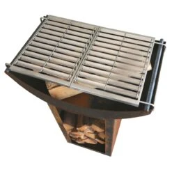 Gartenkamin Feuerschale Grill AKIRA Mit Podest Cortenstahl -Heizungsanlagen grill gartenkamin feuercampus365 akira podest cortenstahl web7 1280x1280