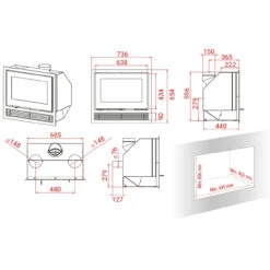 H470 Air Einbau-Kaminkassette 6kW Mit Ventilator 15 H470 Air Einbau-Kaminkassette 6kW Mit Ventilator -Heizungsanlagen h470 air masse 1280x1280