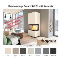 Panorama Keramik Kaminbausatz Graphit 3XLTH 6kW -Heizungsanlagen hajduk kaminbausatz keramik kamineinsatz 3xlth farben 1280x1280