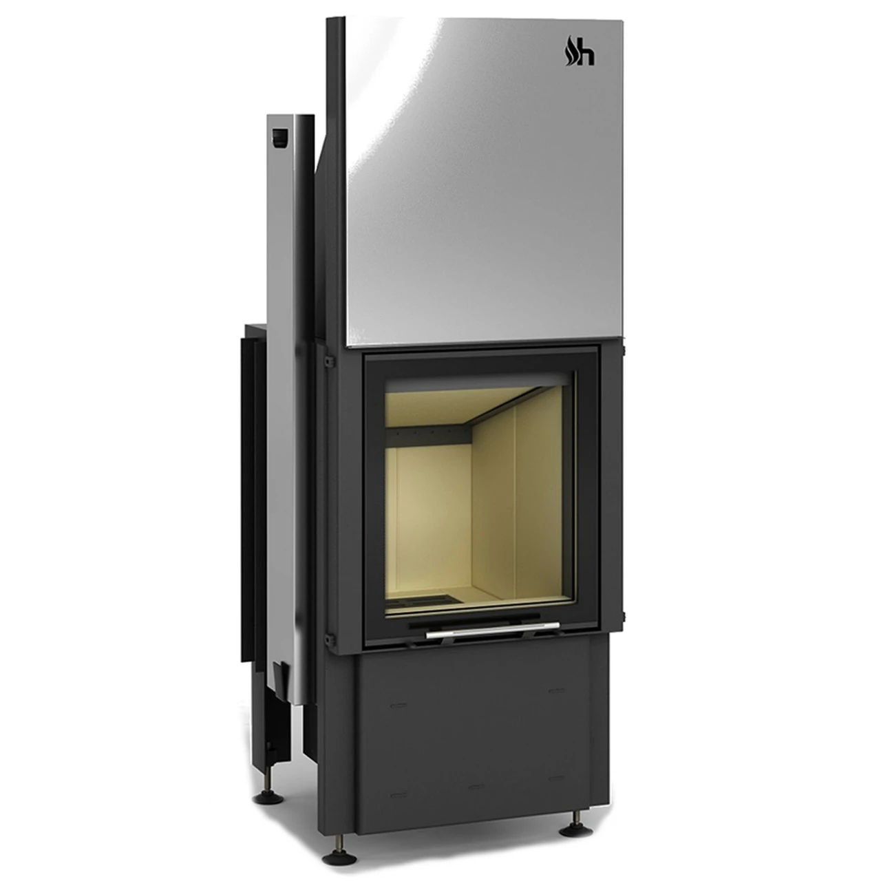 Smart 1VTH Warmluft-Kamineinsatz 7kW Mit Rahmenloser Hebetür 3 Smart 1VTH Warmluft-Kamineinsatz 7kW Mit Rahmenloser Hebetür