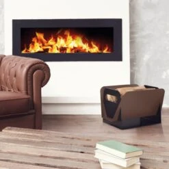 Hoya Designer Holzkorb Aus Aluminium Schwarz Und Bronze -Heizungsanlagen hoya holzkorb designer pelletkorb schwarz bronze web3 1280x1280