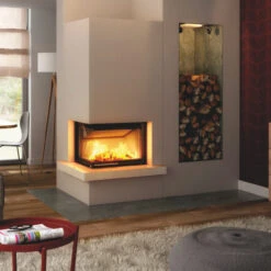 Imperial Medium Kaminbausatz Mit Smart 6kW Eckkamin Links -Heizungsanlagen imperial medium 2lxlth int 1280x1280