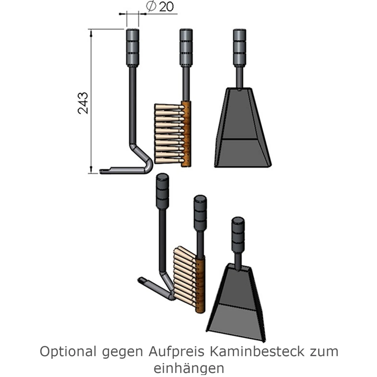 TT21RS Kaminofen Schwarz Speckstein Matt 5kW 14 TT21RS Kaminofen Schwarz Speckstein Matt 5kW – Bild 12