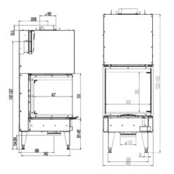 Panorama Kamineinsatz 48x51x51 S3 10kW DIBt -Heizungsanlagen kamineinsatz 48x51x51 masse2 1280x1280