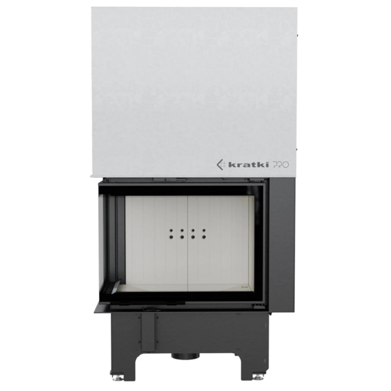 Eck-Kamineinsatz VNL Links 12kW Hebetür 4 Eck-Kamineinsatz VNL Links 12kW Hebetür – Bild 2