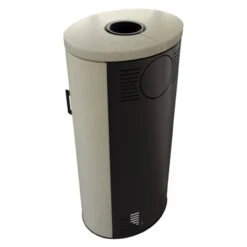 Koza AB/S/DR/BC Kaminofen Schwarz Beton Creme 8 KW -Heizungsanlagen kaminofen koza a s dr beton creme web2 1280x1280