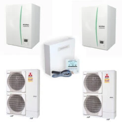 Zubadan Inverter Mit Hydromodul Kaskade Set Mit 46 Kw - Z 2.23 Heizen