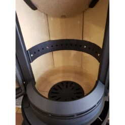 Nexus Aqua 180° Panorama Wasser Kaminofen 7+4 KW Weiß Kacheln -Heizungsanlagen koppe akono schwarz ausstellung1 1280x1280 5