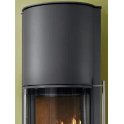 Nexus Aqua 180° Panorama Wasser Kaminofen 3+5 KW Gussgrau -Heizungsanlagen koppe nexus aqua gussgrau oben 1280x1280