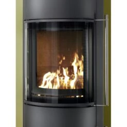 Nexus Aqua 180° Panorama Wasser Kaminofen 3+5 KW Gussgrau -Heizungsanlagen koppe nexus aqua gussgrau tuer 1280x1280