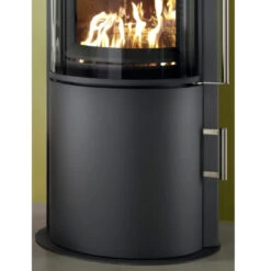 Nexus Aqua 180° Panorama Wasser Kaminofen 3+5 KW Gussgrau -Heizungsanlagen koppe nexus aqua gussgrau unten 1280x1280