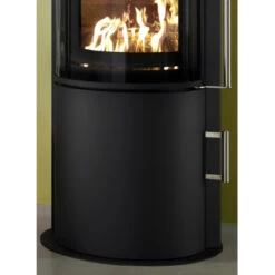 Nexus Aqua 180° Panorama Wasser Kaminofen 3+5 KW Schwarz -Heizungsanlagen koppe nexus aqua schwarz unten 1280x1280