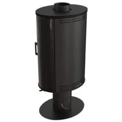 Koza AB/S/N/O/K Drehbarer Kaminofen 8kW Schwarze Kacheln 13 Koza AB/S/N/O/K Drehbarer Kaminofen 8kW Schwarze Kacheln -Heizungsanlagen koza ab s n o kafel schwarz hinten 1280x1280