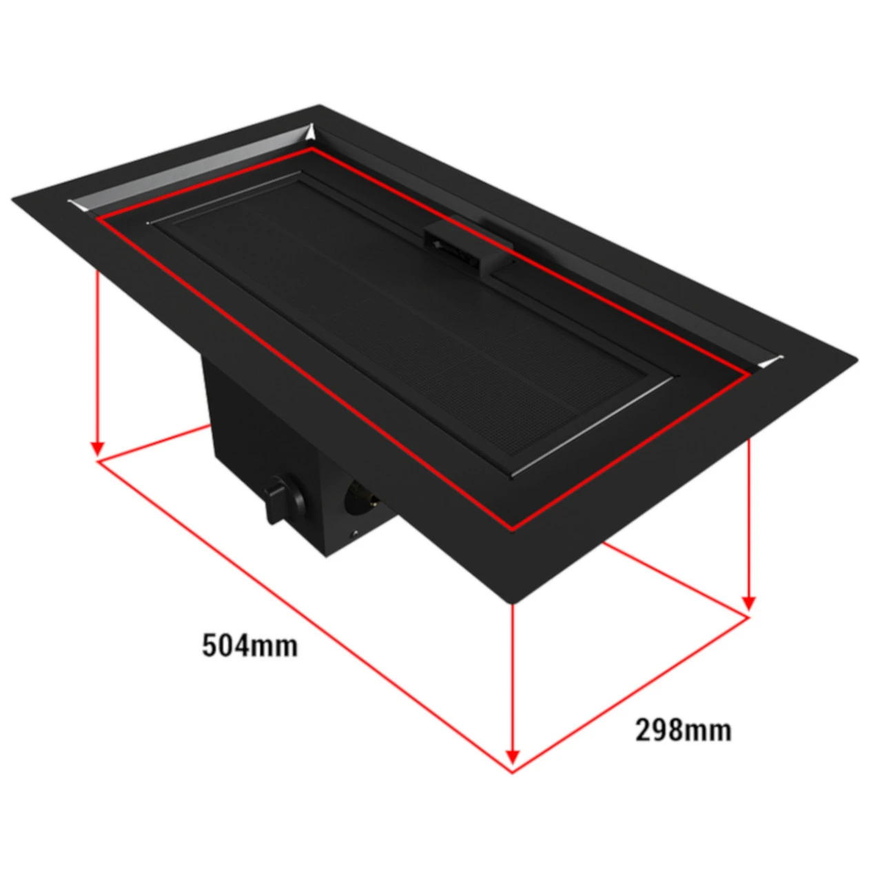 Outdoor Einbau Gaskamin / Heizstrahler 60x39 Mit 13 KW 6 Outdoor Einbau Gaskamin / Heizstrahler 60x39 Mit 13 KW – Bild 4