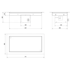 Outdoor Einbau Gaskamin / Heizstrahler 73x39 Mit 13kW -Heizungsanlagen kratki aqf06 einbau gaskamin heizstrahler masse 1280x1280