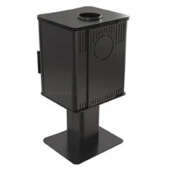 Koza K5/S/N Kaminofen 7kW Schwarz Trompetenfuß 11 Koza K5/S/N Kaminofen 7kW Schwarz Trompetenfuß -Heizungsanlagen kratki kosa 5 s n kaminofen back 1280x1280