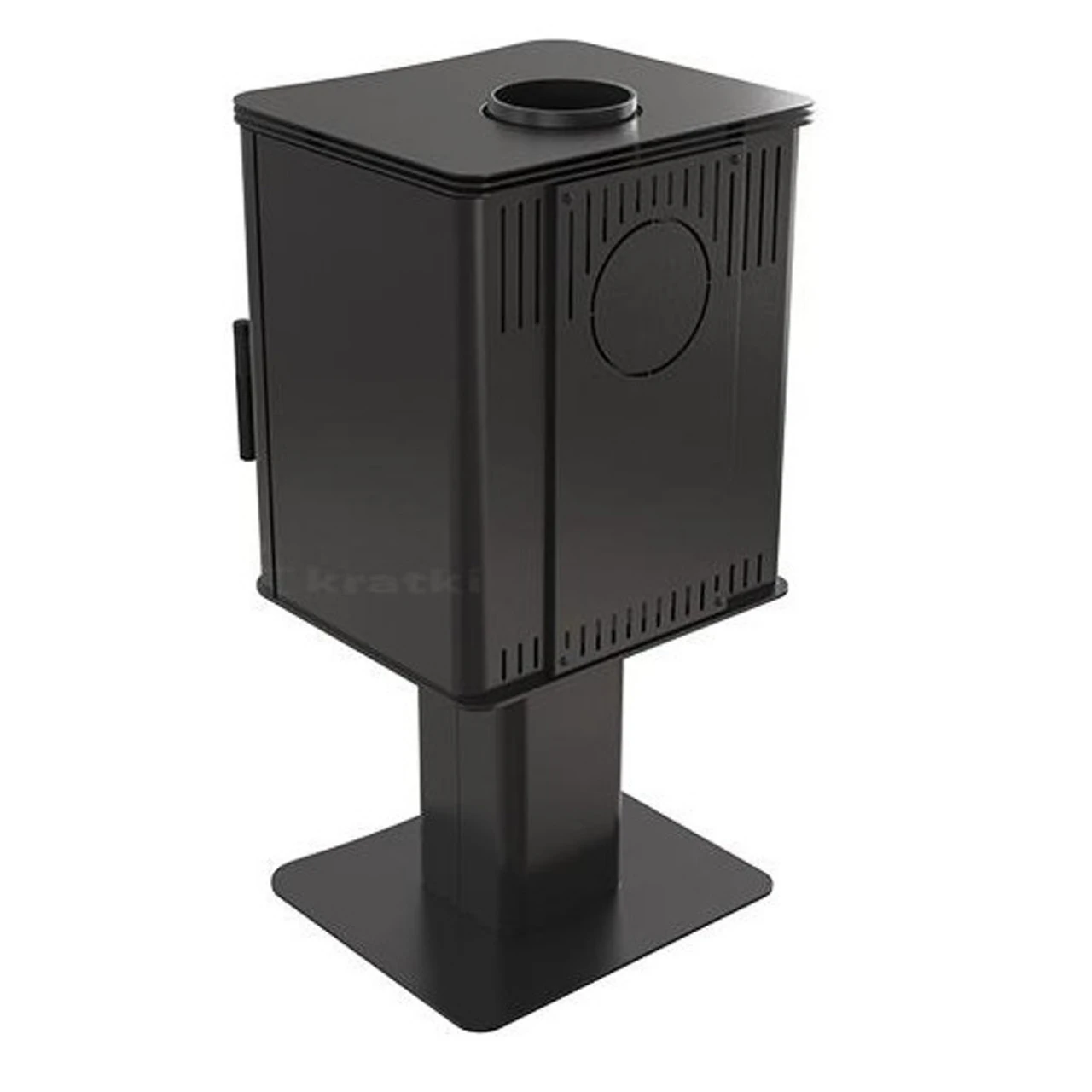 Koza K5/S/N Kaminofen 7kW Schwarz Trompetenfuß 5 Koza K5/S/N Kaminofen 7kW Schwarz Trompetenfuß – Bild 3