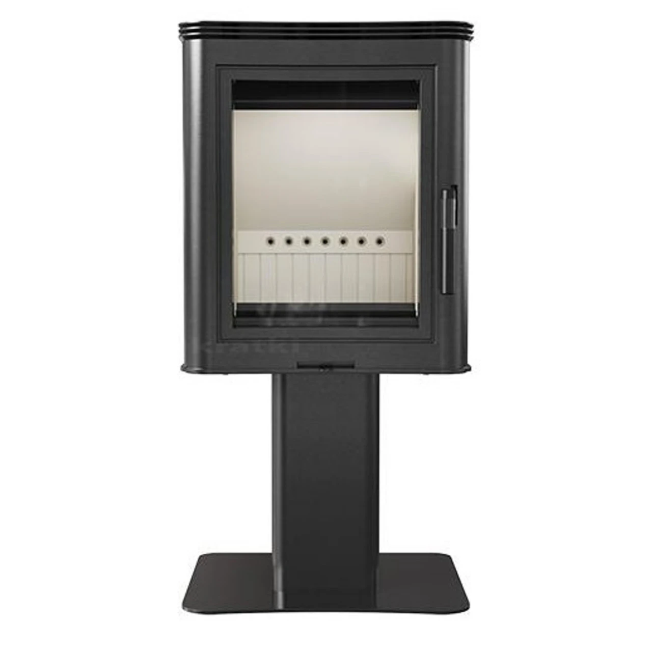 Koza K5/S/N Kaminofen 7kW Schwarz Trompetenfuß 4 Koza K5/S/N Kaminofen 7kW Schwarz Trompetenfuß – Bild 2