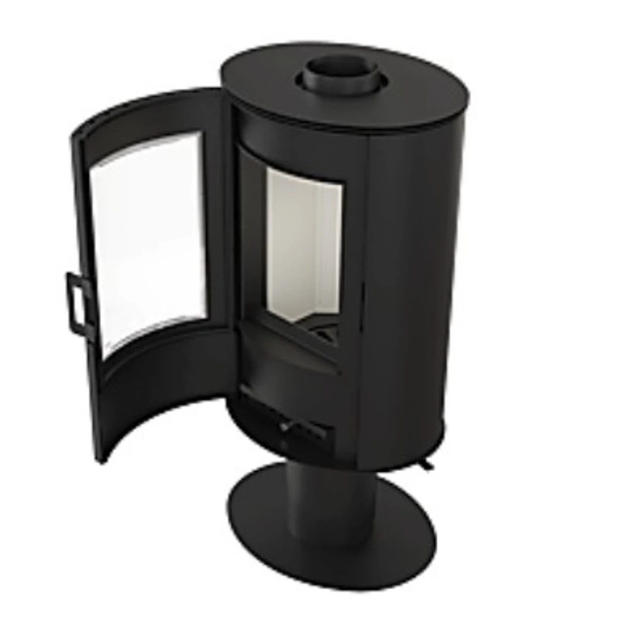 Koza AB/S/N/O/Glass Drehbarer Kaminofen 8kW Weiße Kacheln 12 Koza AB/S/N/O/Glass Drehbarer Kaminofen 8kW Weiße Kacheln – Bild 10