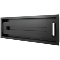 Design Lüftungsgitter / Revisionsgitter Wind Schwarz -Heizungsanlagen kratki l ftungsgitter wind 17x49 schwarz 2 1280x1280