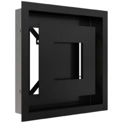 Design Lüftungsgitter / Revisionsgitter Wind Schwarz -Heizungsanlagen kratki l ftungsgitter wind 22x22 schwarz 1280x1280