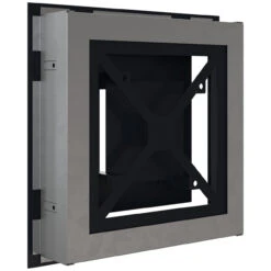 Design Lüftungsgitter / Revisionsgitter Wind Schwarz -Heizungsanlagen kratki l ftungsgitter wind 22x22 schwarz 3 1280x1280