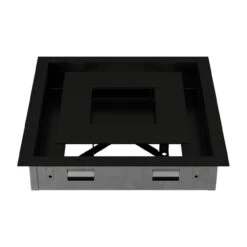 Design Lüftungsgitter / Revisionsgitter Wind Schwarz -Heizungsanlagen kratki l ftungsgitter wind 22x22 schwarz 5 1280x1280