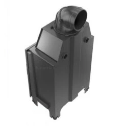 MBM Warmluft-Kamineinsatz 10kW -Heizungsanlagen kratki mbm gerade hinten 1280x1280