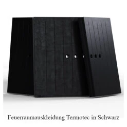 MBZ13 Warmluft Kamineinsatz 13kW Rechtsverglast -Heizungsanlagen kratki termotec in schwarz1 1280x1280