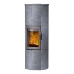 Maestro 152 Speckstein Speicher-Kaminofen 6kW -Heizungsanlagen lotus maestro 152 speckstein t r grau kaminofen web1 1280x1280