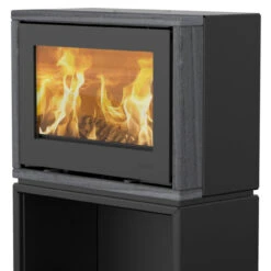 Style 370 Indian Night Stein 6kW Kaminofen -Heizungsanlagen lotus style H370 IndianNight detail1 1280x1280