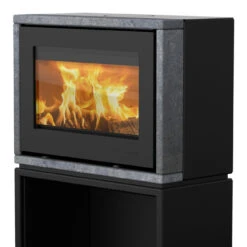 Style 370 Speckstein 6kW Kaminofen -Heizungsanlagen lotus style H370 speckstein detail1 1280x1280