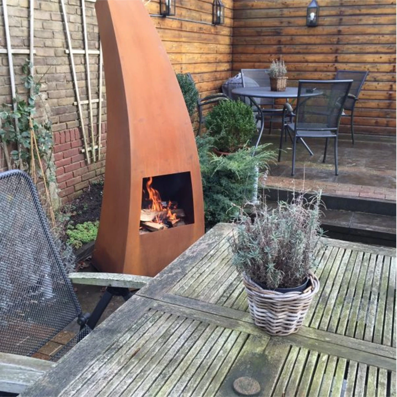 Outdoor/Garten Kamin Maca XXL Corten 6 Outdoor/Garten Kamin Maca XXL Corten – Bild 4