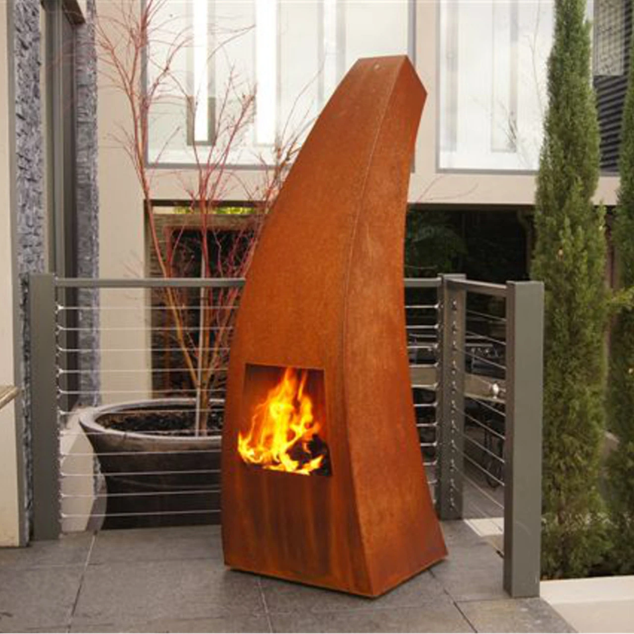 Outdoor/Garten Kamin Maca XXL Corten 3 Outdoor/Garten Kamin Maca XXL Corten