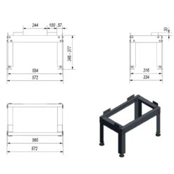 Maja Gusseiserner Kamineinsatz 8kW 19 Maja Gusseiserner Kamineinsatz 8kW -Heizungsanlagen maja untergestell masse 1280x1280