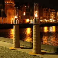 Juno Bio-Ethanol Lampe Cortenstahl -Heizungsanlagen masuria ethanol lampe terrassenstrahler cortenstahl web5 1280x1280