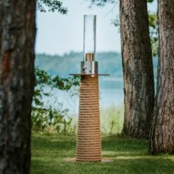 Juno Bio-Ethanol Lampe Cortenstahl -Heizungsanlagen masuria ethanol lampe terrassenstrahler web3 1280x1280