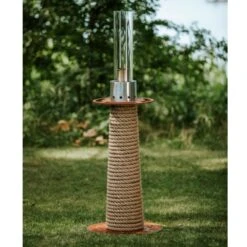 Juno Bio-Ethanol Lampe Cortenstahl -Heizungsanlagen masuria ethanol lampe terrassenstrahler web5 1280x1280