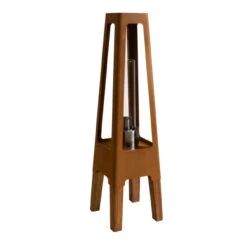 Nexo Bio-Ethanol Outdoor Lampe Cortenstahl -Heizungsanlagen masuria ethanol nexo cortenstahl terrassenstrahler web6 1280x1280