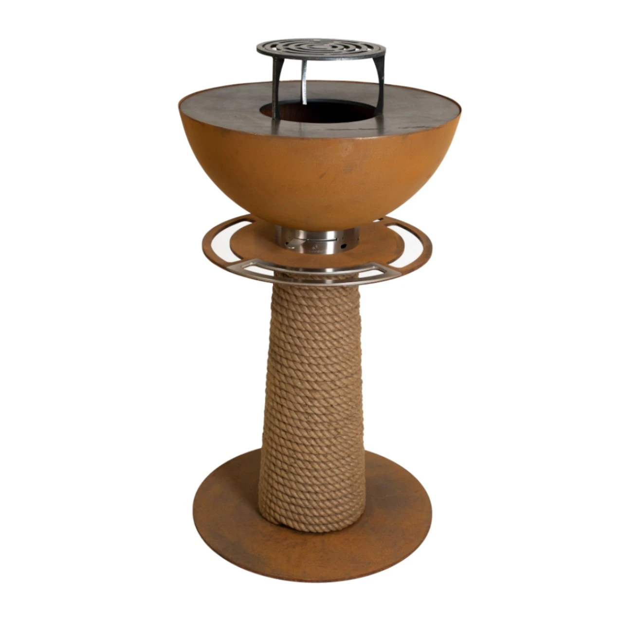 Juno 600 Gartenkamin Plancha Grill Cortenstahl 4 Juno 600 Gartenkamin Plancha Grill Cortenstahl – Bild 2